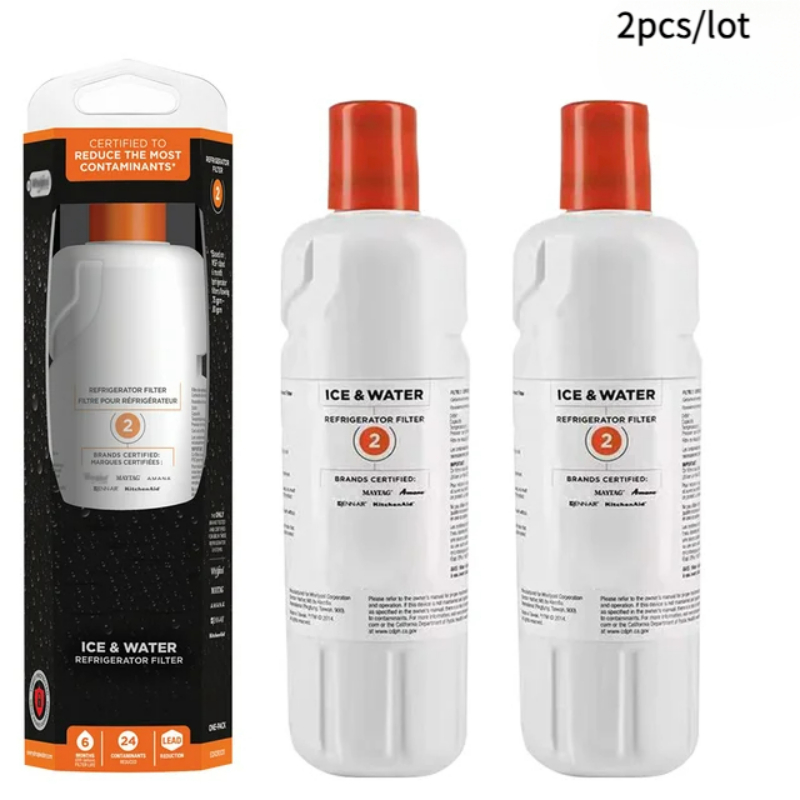 Elettrodomestico Sostituisci il filtro dell'acqua del frigorifero Compatibilità al 100% Filtro Whilrpool 2 EDR2RXD1 Per Element W 10413645 Un WRF989SDAB: WHITE