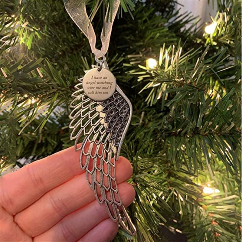 All Family Member Angel Christmas Home Decoration Year Craft Christmas Tree Ornament Christmas Decorations Hanging Pendants: for Son