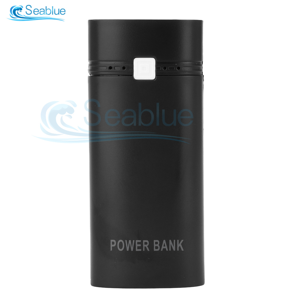 5V 2A 6000mAh 2X 18650 USB Type-C Power Bank Battery Charger Case DIY Box For Phone Electronic Charging Not Including Batteries: Orange