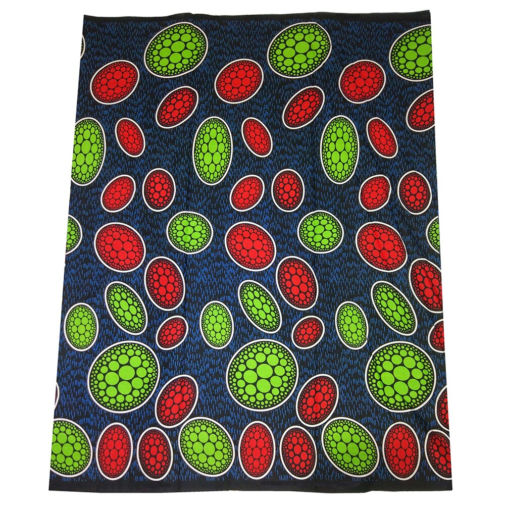 Moderigtigt afrikansk ægte voksstof 100%  polyester rødt og grønt mønster trykt tissus sy java diy ankara stof