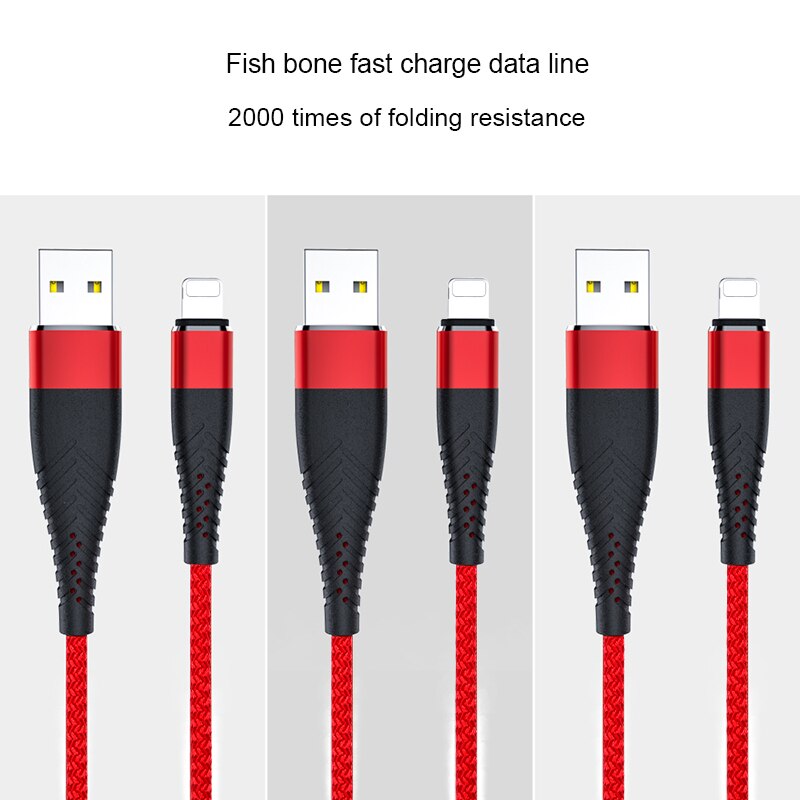 1m 2m 3m Herkunft USB Daten synchronisieren Ladegerät Kabel für iPhone X XS XR 11 Profi Max 5 5s 6 6S 7 8 Plus Schnelle Ladung Telefon Langes Kabel