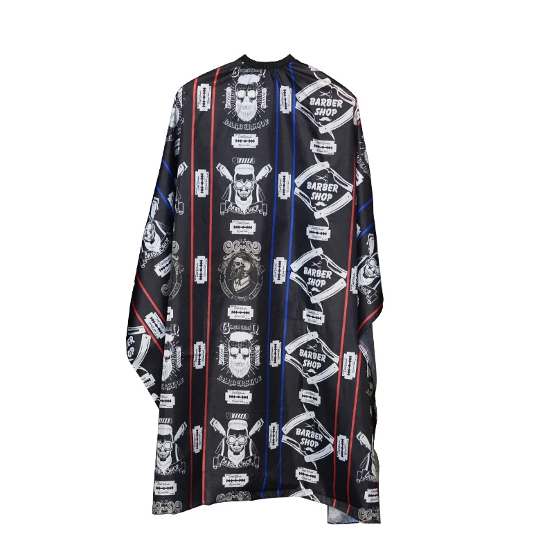 Corte de pelo peluquería peluquero tela de plumas adultos salón de casa impermeable pluma tela de peluquería delantal corte de pelo bata capa