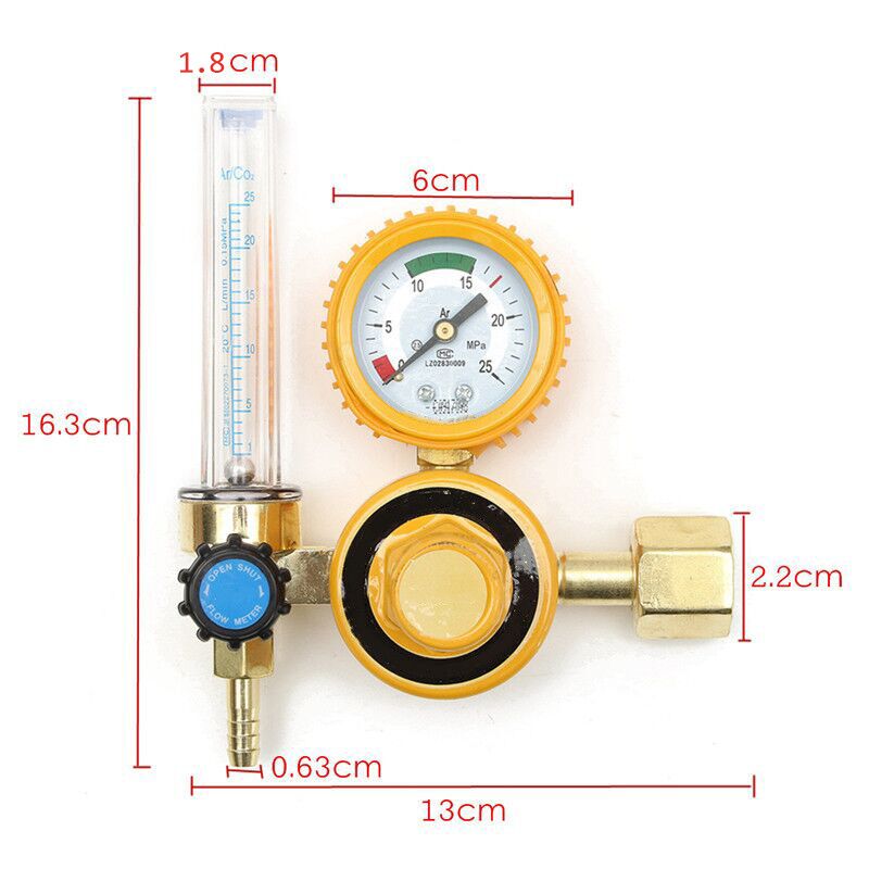 0-25Mpa argon CO2 przepływomierz regulator gazu przepływomierz spawanie miernik regulator argonu reduktor ciśnienia tlenu