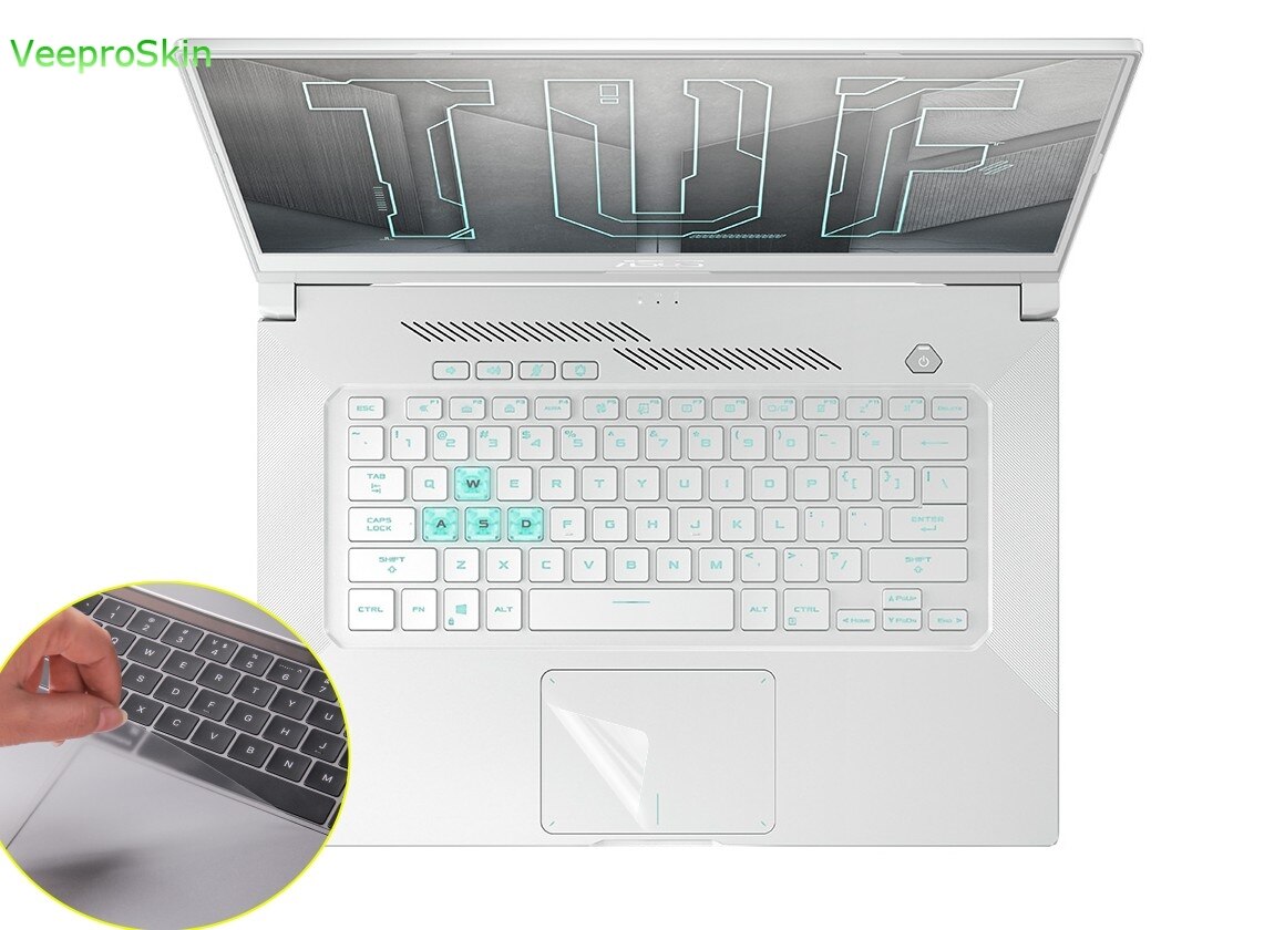 2PCS Matte Touchpad Protective film Sticker Protector For ASUS TUF Dash F15 FX516PR FX516P FX516 PR FX 516 15.6 TOUCH PAD
