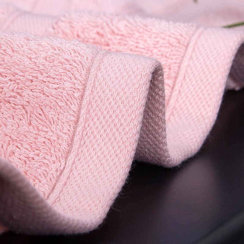 Hjem tekstil luksus mærke badeværelse håndklæde 100% bomuld ansigt hår håndklæder til voksne hotelforsyninger 5 farver blødt rektangel 35*70cm
