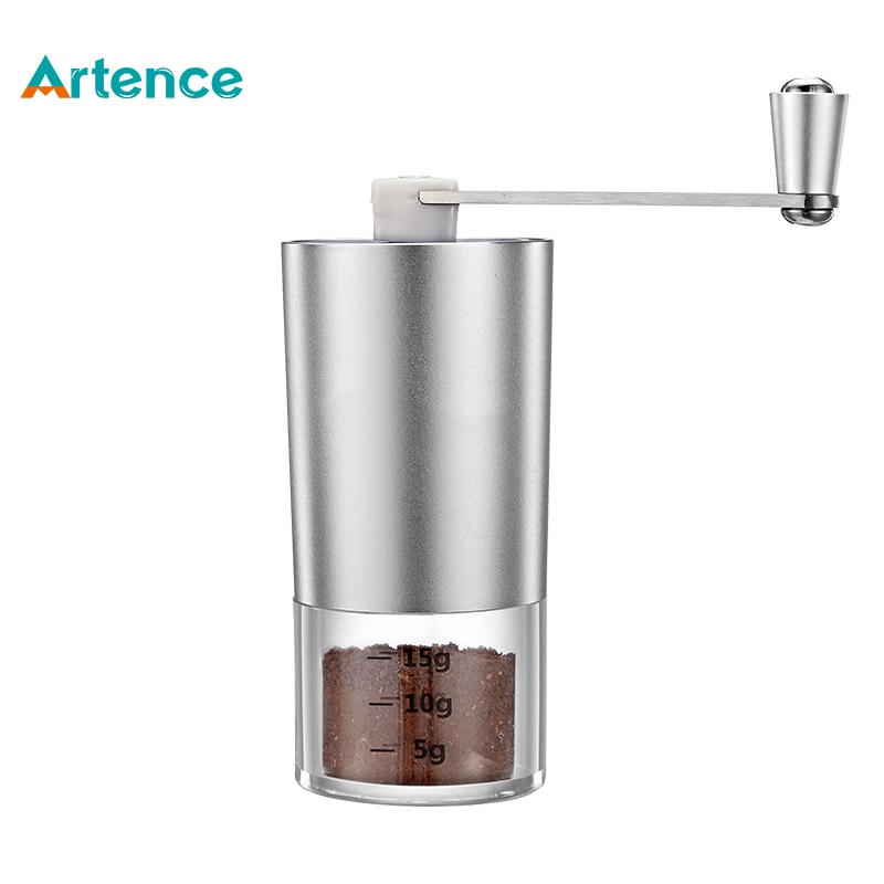 Stainless Steel Coffee Grinder Tool Hand Manual Coffee Grinder Mill Coffee Bean Spice Mini Grinders Kitchen Tool Hand Mill: Default Title