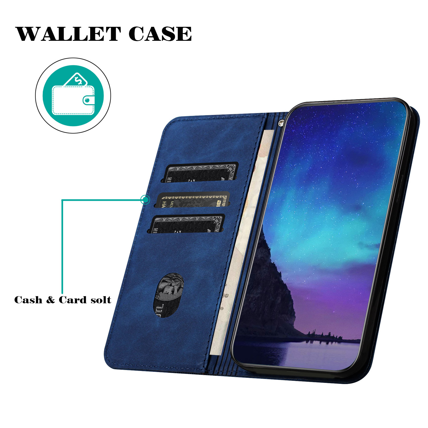 Fundas de cuero con tapa magnética para Motorola Moto G85 5G, funda para Moto G55 G45, funda para Moto G35 G75