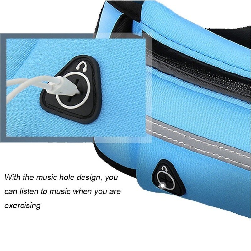 Sports Bag Running Waist Bag Belt Pocket Jogging Portable Waterproof Cycling Bum Waistbag Men Women Travel Sport Pouch