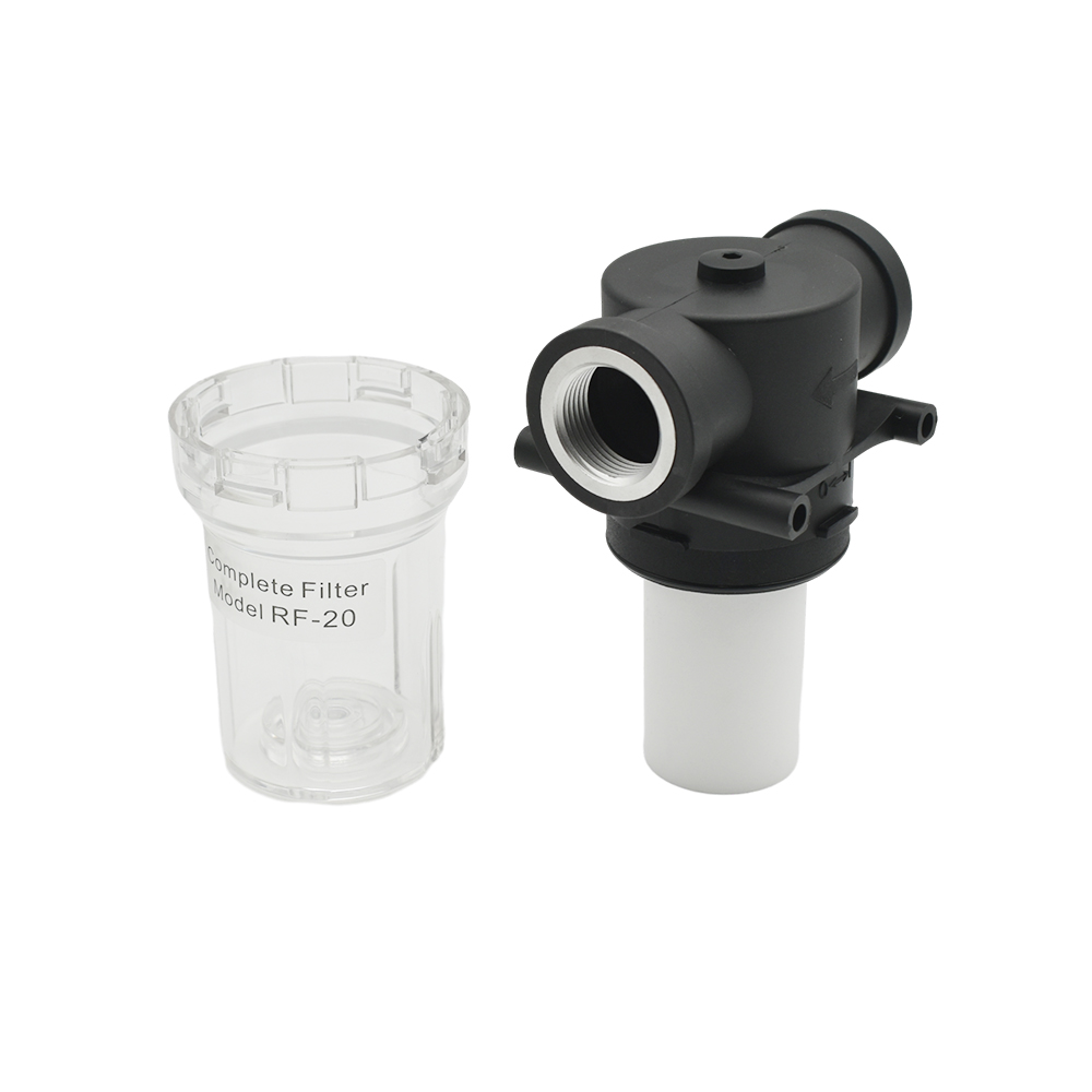 Vakuumfilter RF-15/20 Vakuumpumpenfilter mit großem Durchfluss, Unterdruck-Trennfilter, abnehmbar