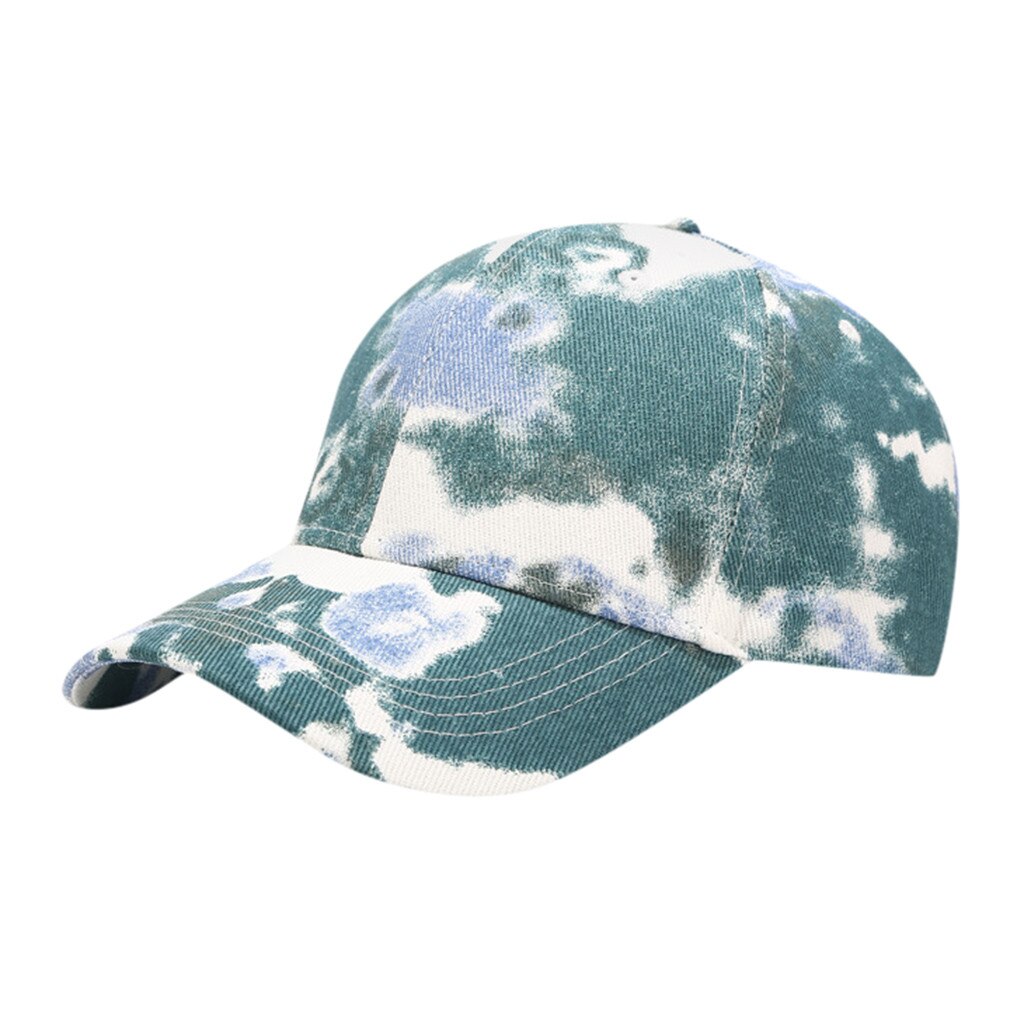 Tie-Dye Printing Ladies And Men's Baseball Caps Men And Women Couples Colorful Baseball Caps Adjustable Caps Sun Hats