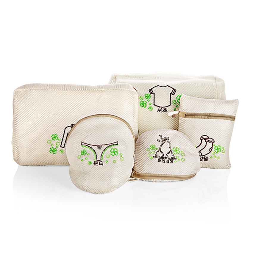 Bolsa de lavandería para el hogar, organizador de Bolsa de lavado de red de malla con cremallera para ropa interior y calcetines, 1 unidad