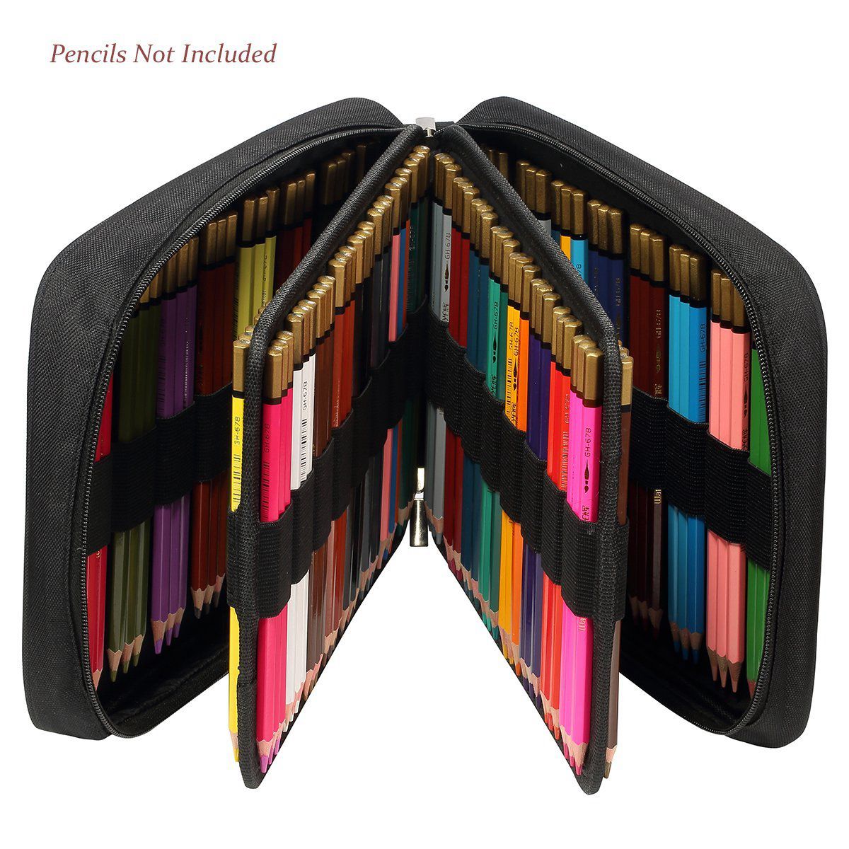 150 Slots Colored Pencils Universal Pencil Bag Pen Case School Stationery PencilCase Drawing Painting Storage Pouch Pencil Box
