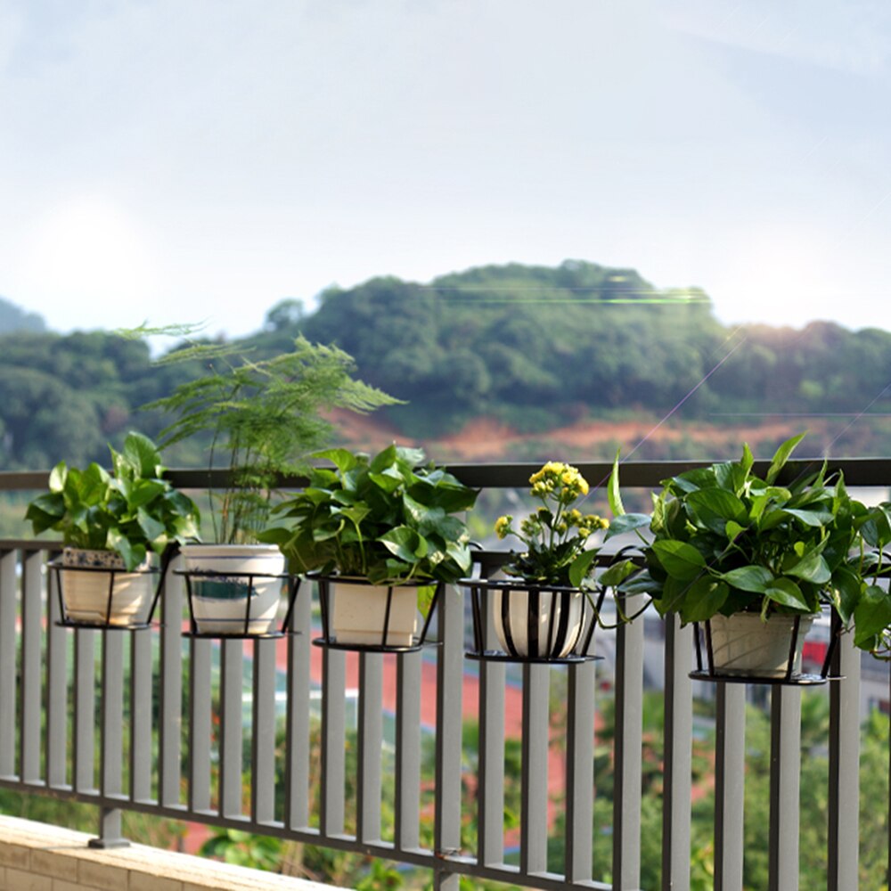 European Style Iron Railings Flower Pot Holder Han... – Vicedeal