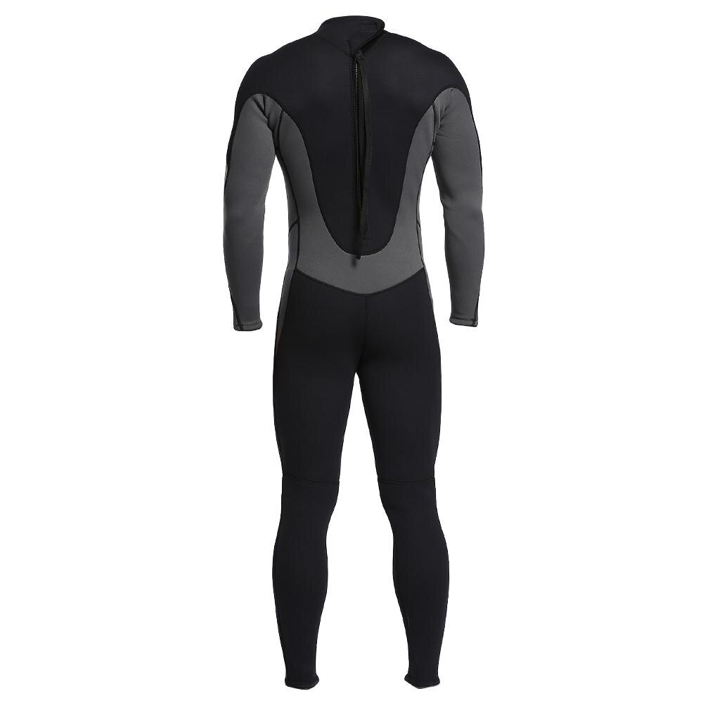3mm One-Piece Close Body Neoprene Diving Suit Winter Long Sleeve Men Wetsuit Scuba Dive Spearfishing Snorkeling Suit
