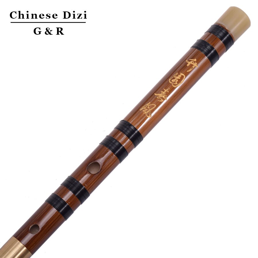Chinese Tradition Bamboo Flute Dizi Two Sections Transverse Wind Music Instrument For Folk Music Diatonically Tuned Bambu Flauta