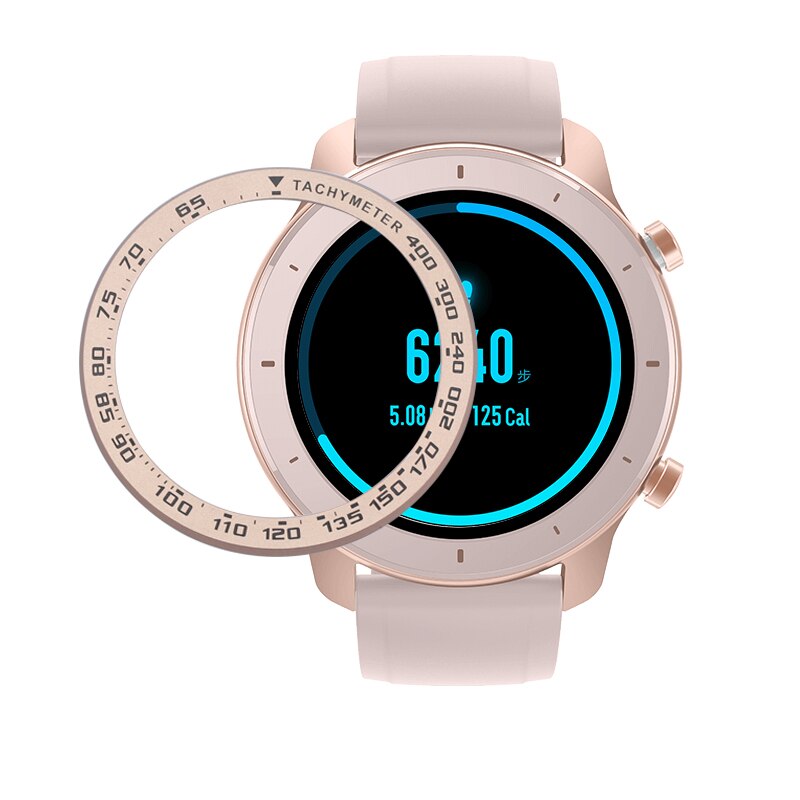 Metal Outer Edge Cover For Xiaomi Amazfit GTR 42 47MM Bezel Ring Dial Scale Speed Protective Case For Amazfit GTR 47 Tachymeter
