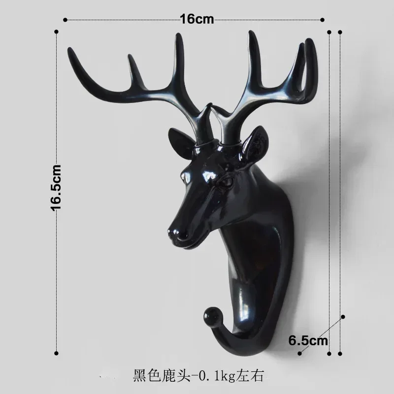 Muur Gemonteerde Haken Dierenkop Rek Kappen Muur Hanger Paard Giraf Elanden Olifant Haken Decoratief Decor Badkamer Accessoires: plum