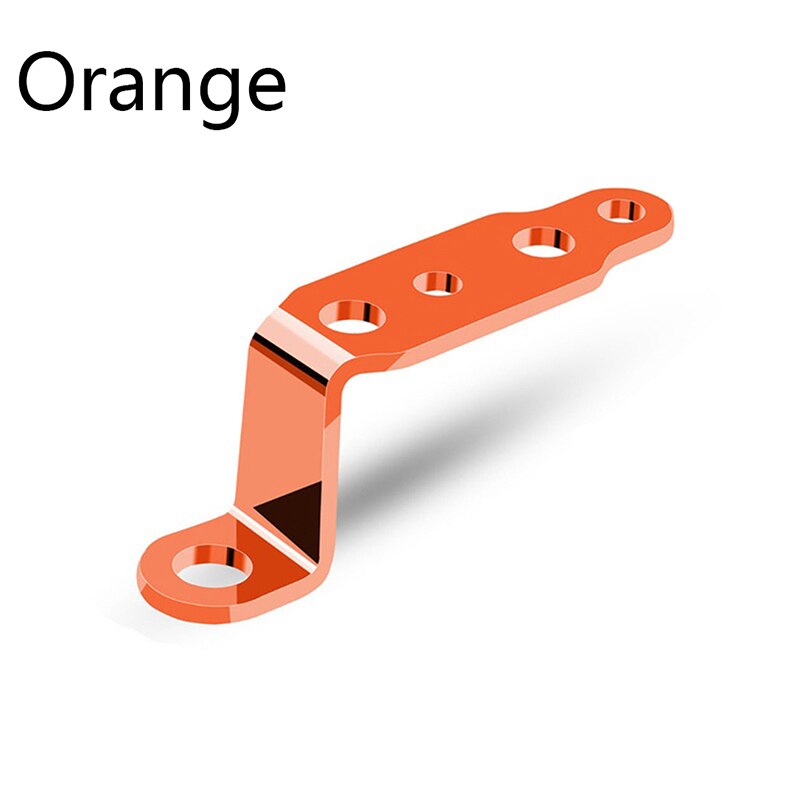 Support d'extension de rétroviseur multifonctionnel universel pour rétroviseur de moto: Orange