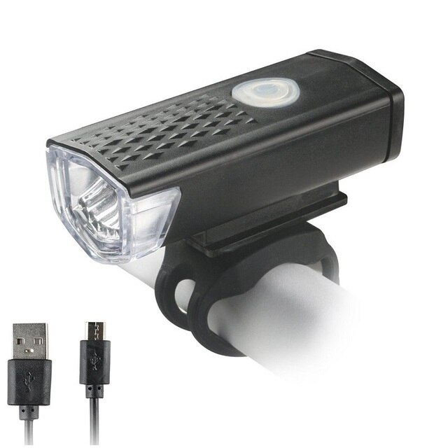 2pcs Rechargeable Waterproof T6 LED MTB Mountain Bike Front Headlight Rear Taillight Bicycle Flashlight Warning Lights: C