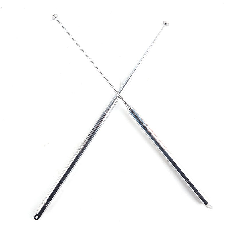 120cm 10Section Stainless Steel Telescopic Rod Antenna FM AM Radio Super Signal