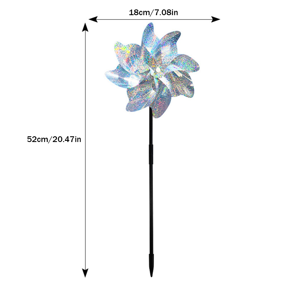 Luchtballon Windspinner - Regenboog Hangende Twister - Vogelafweer - PVC Tuindecoratie: Pruim