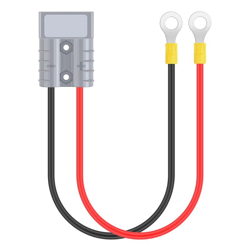 Electric Forklift Charger Charging Plug Line with O Ring Connector 50A 10AWG C6UB