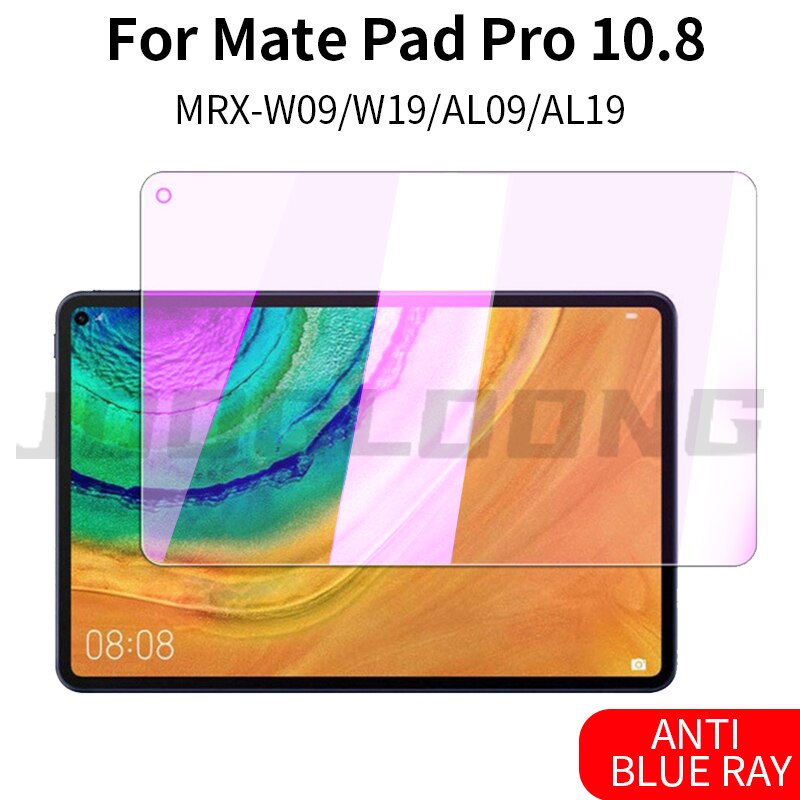 Tempered Glass For Huawei MatePad Pro 10.8 10.4 Inch Protective Glass For Mate Pad M6 8.4 V6 T10 T10S 10 Tablet Screen Portector: MATEPad Pro10.8 Blue