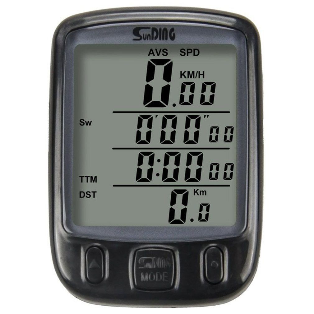 SD-546C bicycle code Stopwatch ABS Odometer Sports chronograph Electronic stopwatch Backlight function Running Cycling