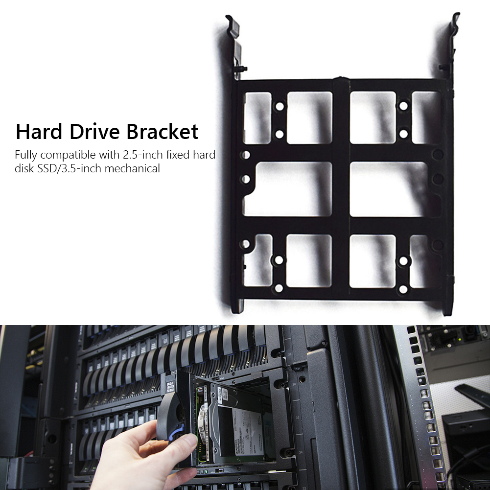 Plastic Hdd Ssd Montage Adapter Bracket Voor 2.5 Inch/3.5 Inch Pc Harde Schijf Behuizing Lade Houder Voor Pc harde Schijf Behuizing