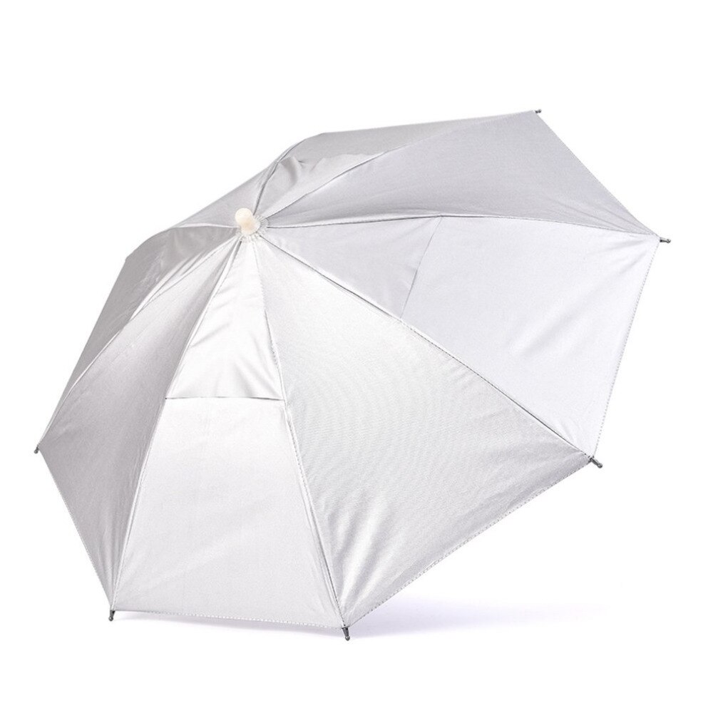 Plegable cabeza sombrero paraguas Anti-lluvia de pesca al aire libre tapas portátil de viajes de senderismo pesca playa gorros para sombrillas de lluvia