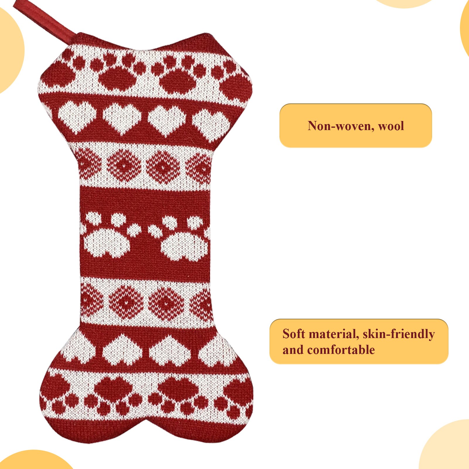 Kerst Kousen Huisdieren Hond Bone Vormige Xmas Tree Opknoping Kerst Kousen Familie Decoraties Party Decor