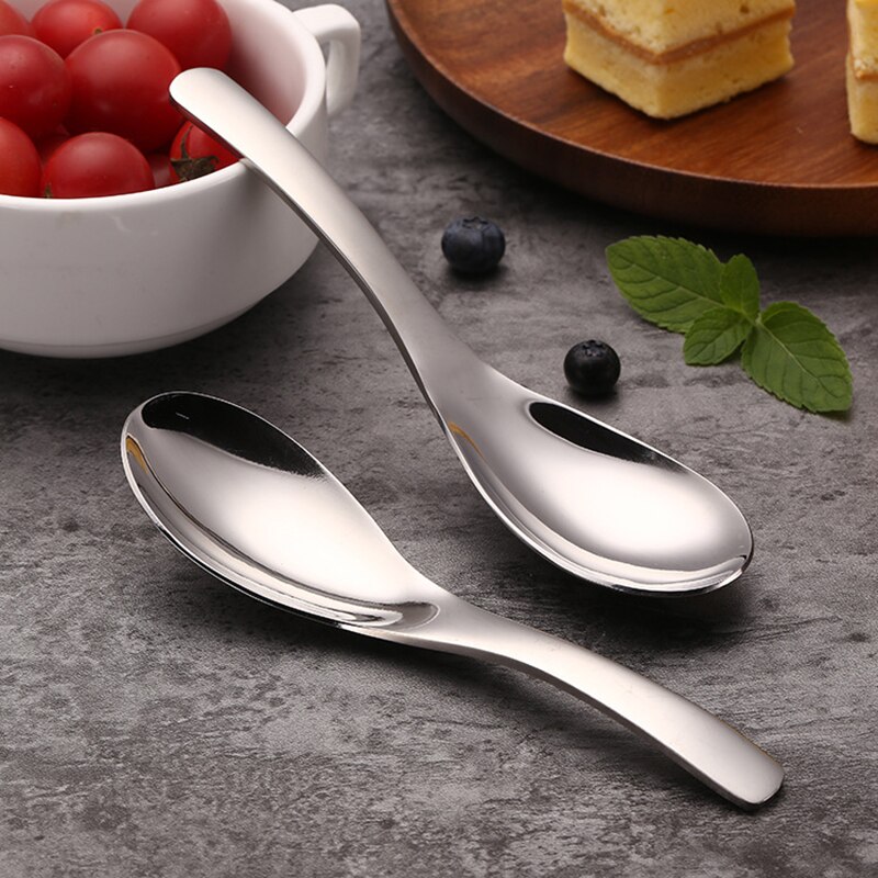 Buffet Serving Spoon Mirror Polished Stainless Steel For Soup Rice Flatware Kitchen Accessories Dining Gadgets Tools Tableware