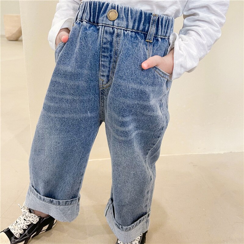 Spring Girls Denim Pants Kids Jeans Trousers Girl Pants