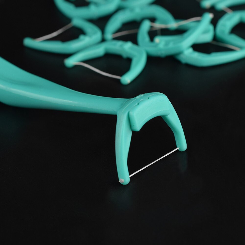 Dental Floss Picks Teeth Toothpicks Flosser Stick Tooth Dental Floss Pick Disposable Interchanging Head Tooth Cleaning Oral Care