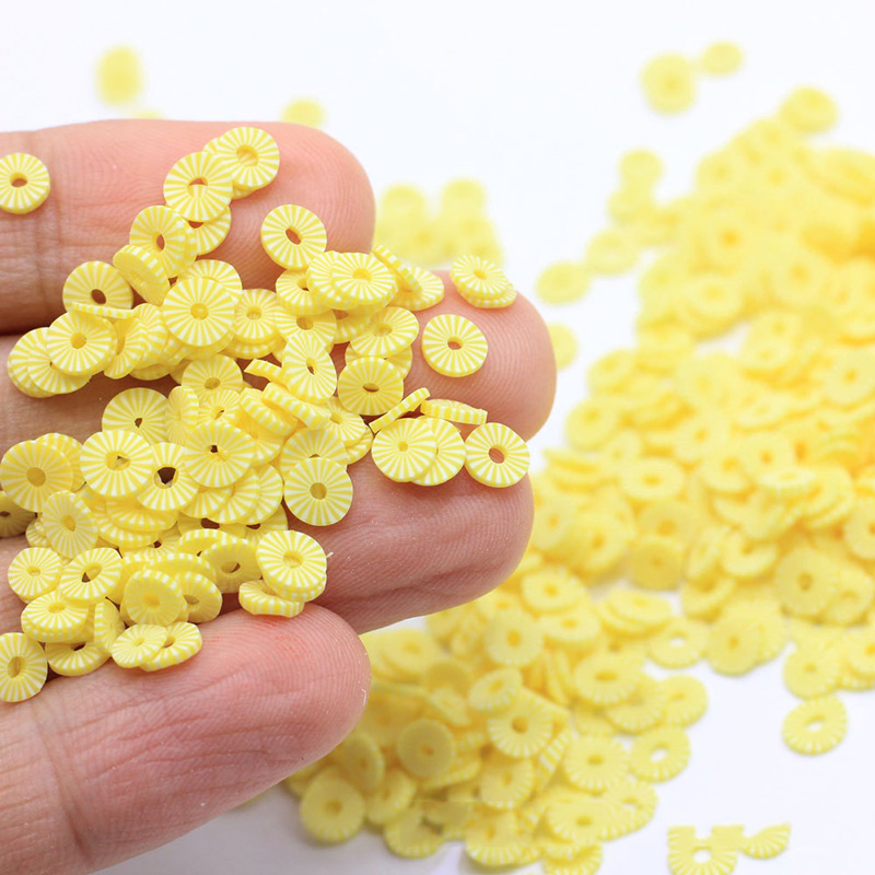 100G Fruit Ananas Plakjes Polymeer Klei Sprinkles Voor Ambachten Maken Diy Vulmateriaal Nail Art Decor Accessoires
