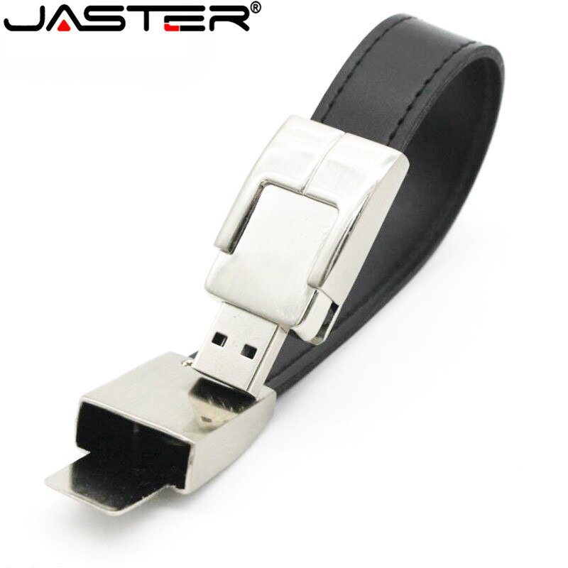 Bracelet en cuir JASTER clé USB clé USB 4GB 8GB 16GB 32GB USB 2.0 clés de mémoire Flash Bracelet stylo lecteur