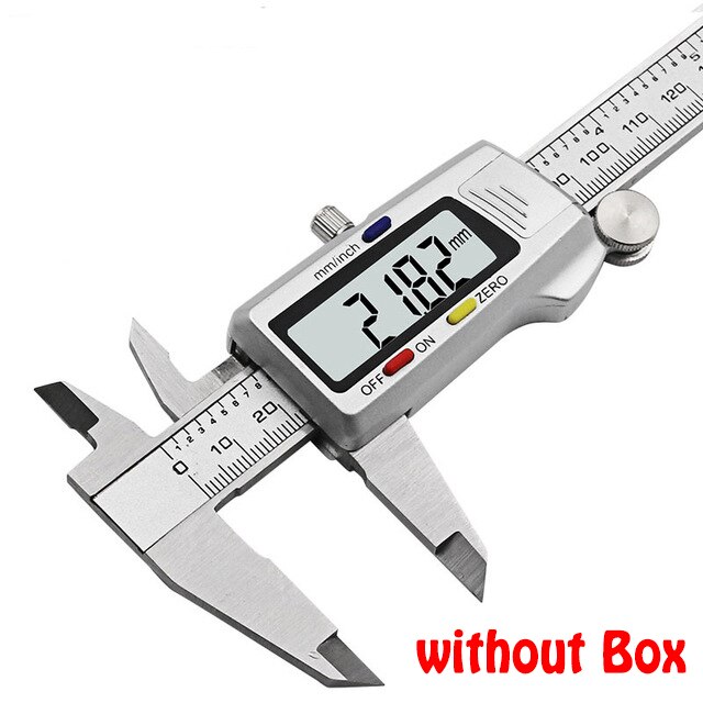 Vernier Digital de acero inoxidable, calibres de micrómetros, 6 ", 150mm, herramienta de medición de paquimetro: stainless steel