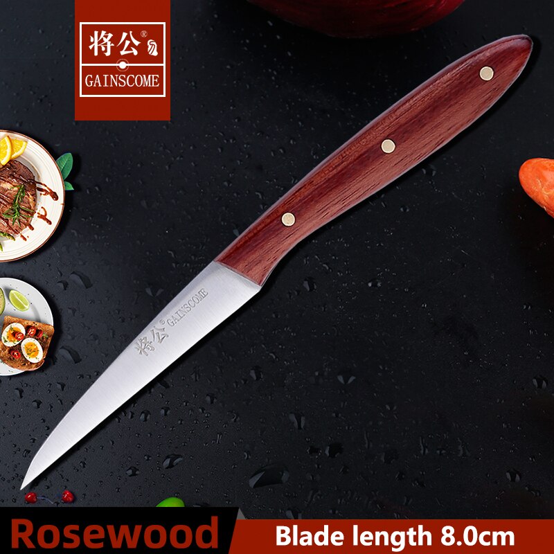 Gainscome kok udskærerkniv 11 stk sæt rustfrit stål u-formet v stikkekniv o pull udskæringskniv fri læderskede skarp