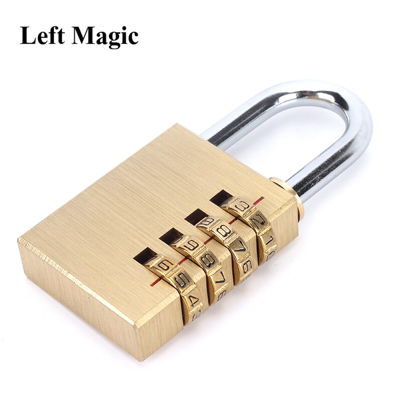 Induction Coded Dream Lock (Large/Small,Brass) Mentalism Magic Tricks Magician Close Up Illusion Gimmick Stage Magia Toys Joke