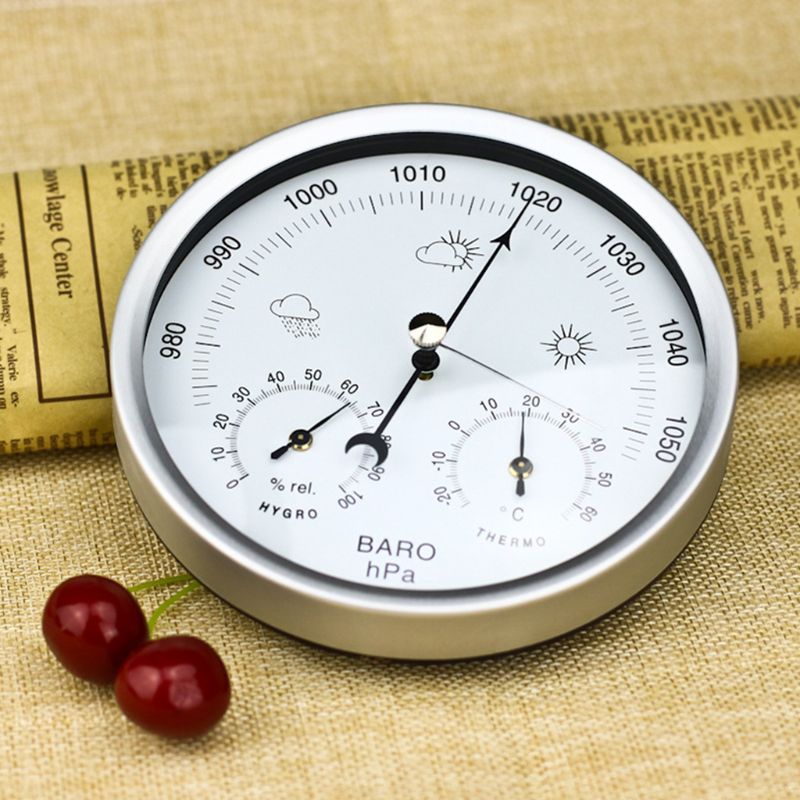 Hygrometer High Accuracy Pressure Gauge Air Weather Instrument Barometer 203C