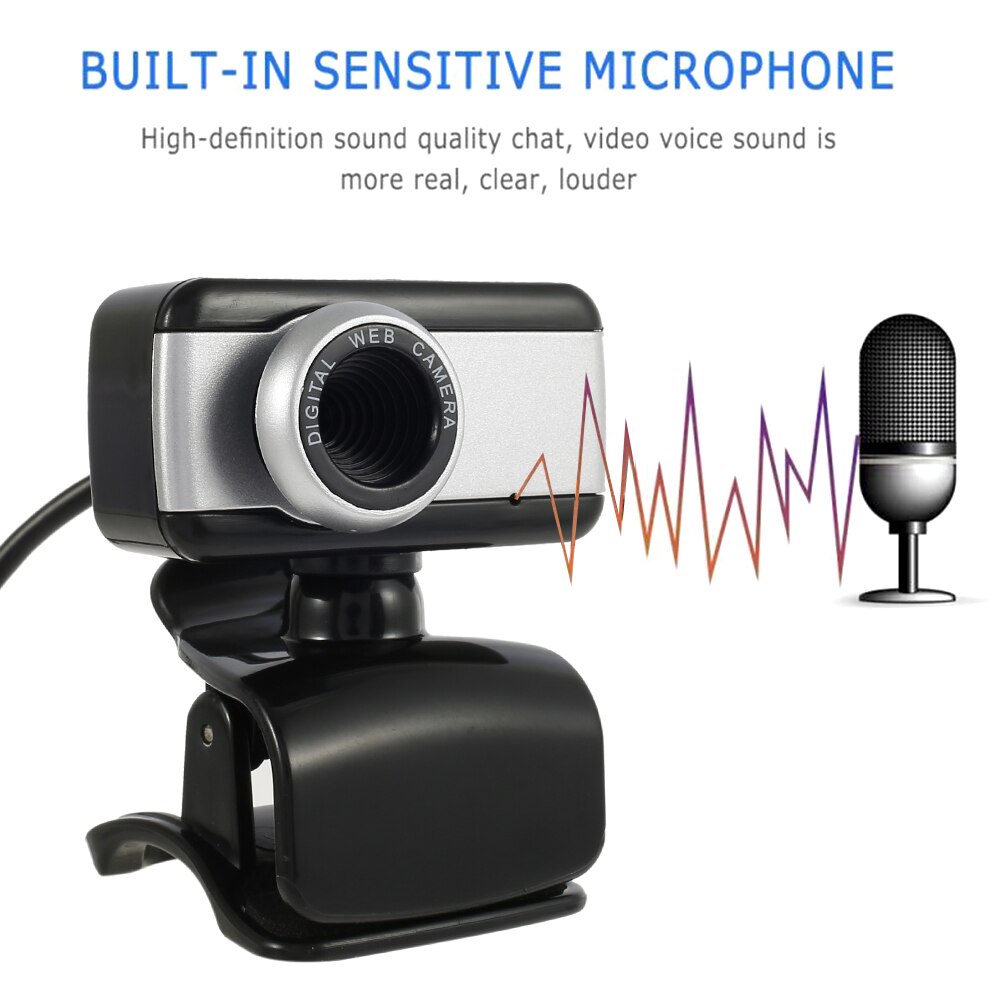 Hd Webcam 480P Web Camera Met Microfoon Video Camera Opname Klasse Live Onderwijs Usb Camera Voor Pc Computer TXTB1