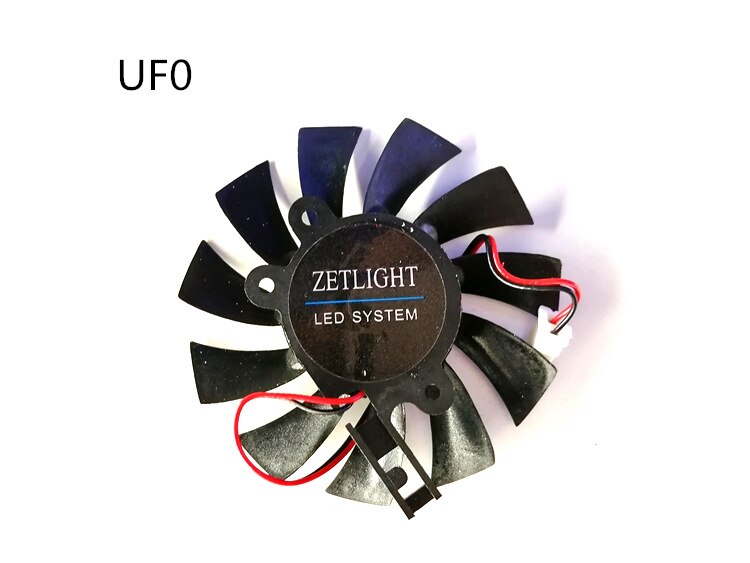 Zetlight radiator ventilator akvarium blæser tilbehør zt zp ufo marine rev led, zt -6300 zt-6400 zt-6500 zt-6600 zp-3600 zp-4300 zs7000: Ufo fan