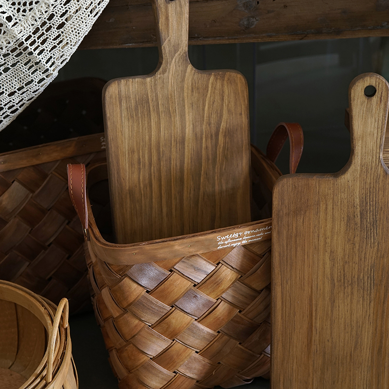 SWEETGO Wood Storage Racks Picnic Basket Cake Stan... – Grandado