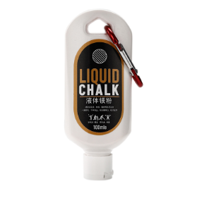 Pro-grade flytande krita kladdfritt handgrepp för gym tyngdlyftning bergsklättring gymnastik bergsklättring: Svart