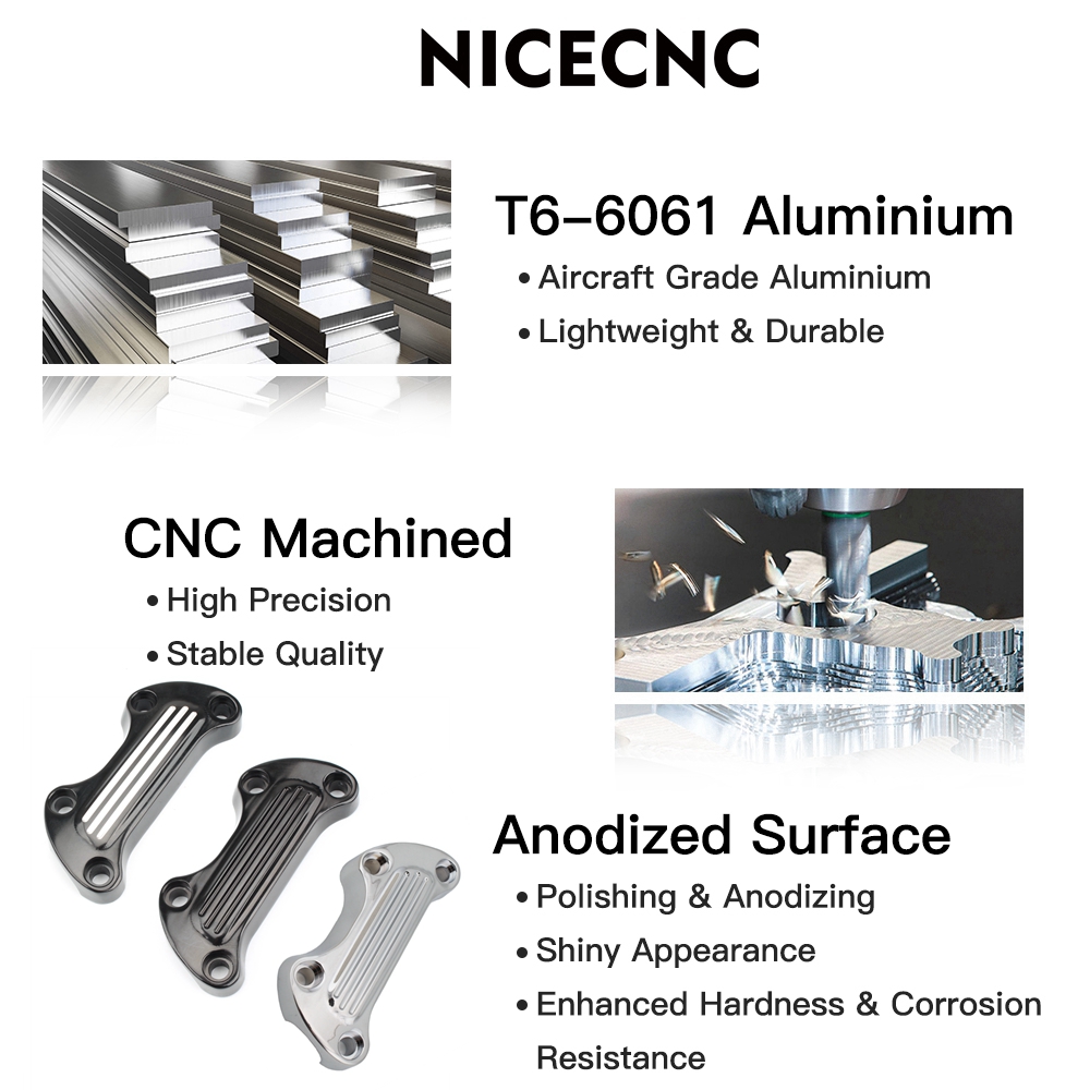 Motorrad Lenker oben Klemme Steigleitungen Für Dyna Electra gleiten Softail ausbrechen FXSB Fett Junge FLSTF Sportster 1200 883 Eisen XL883N