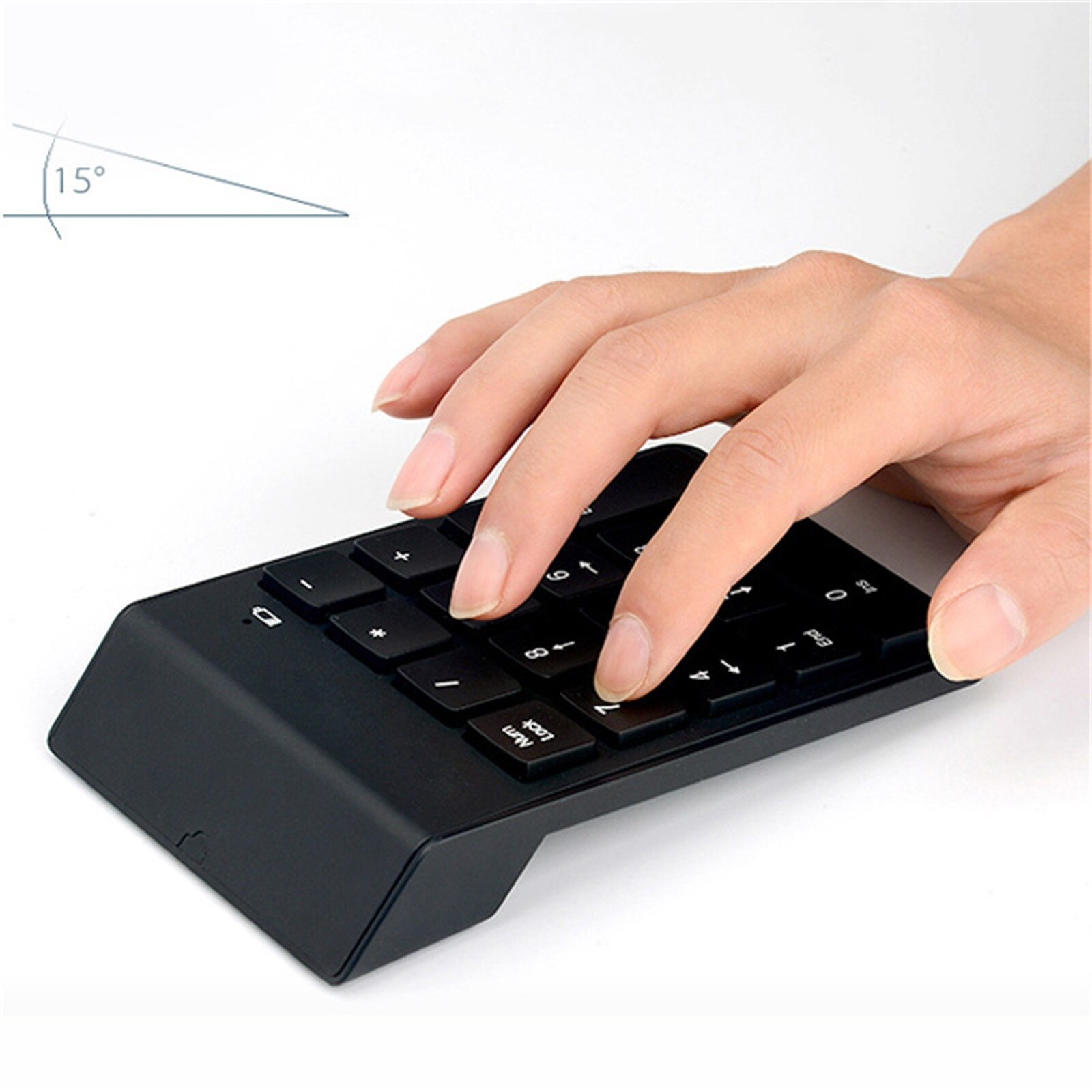 Number Keyboards Wireless Computer Keyboard 2.4G 18 Keys Numeric Keypad Cordless Digital Keyboards For PC Laptop Desktop Office