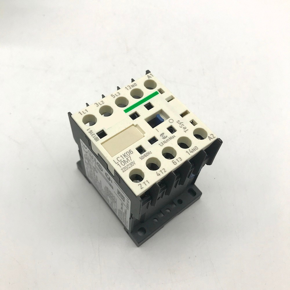 LC1K0610M7 Three-pole contactor AC 220V 6A 50/60Hz Screw clamp connection mode 230V AC