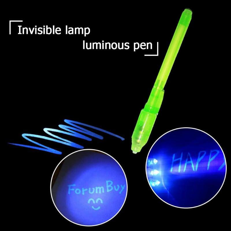 Unsichtbare Tinte Licht Stift 3 stücke Kreative Schreibwaren Lernen Ausgebildete Ausgezeichnete ABS Herstellung Kind Studenten Ursprüngliche Lustige