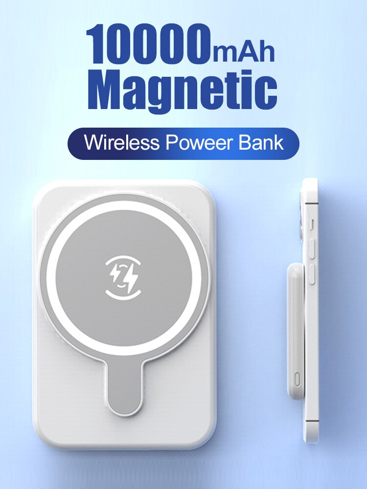 Magsafe Magnetic 10000mAh Wireless Power Bank Mobile Phone External Battery For iphone 13 12 13Pro 12Pro Max Mini Powerbank