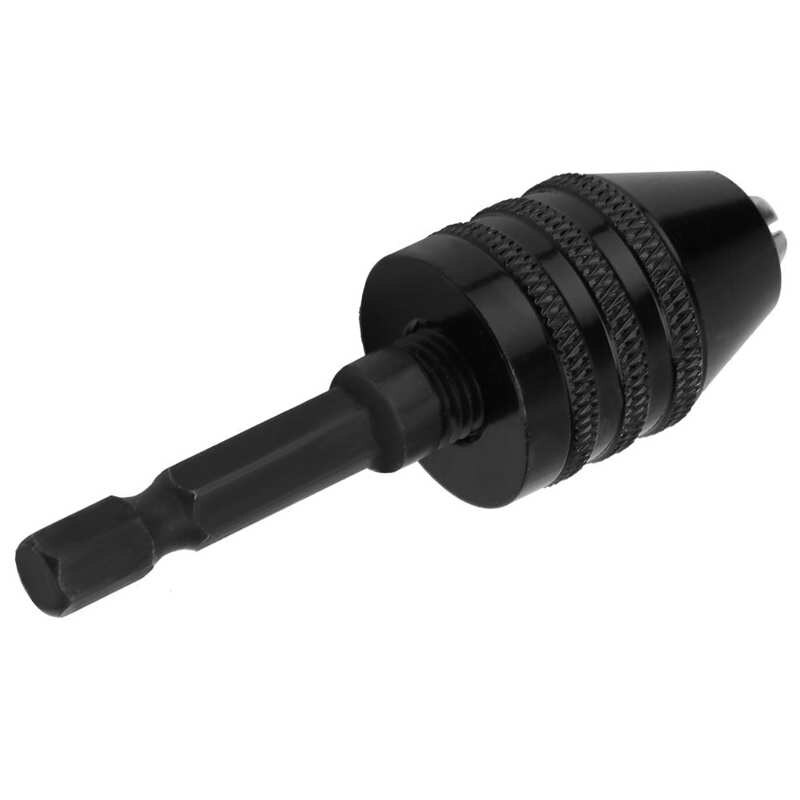 Universal Drill Chuck Adapter Convertor 0.3-6.5mm Keyless Chuck Clamp Electric Drill Motor Shaft Chuck Adapter Mini Chuck